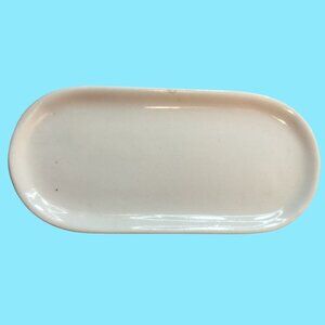 Delton Products White Ceramic Trinket Dish Vintage Fine Collectables